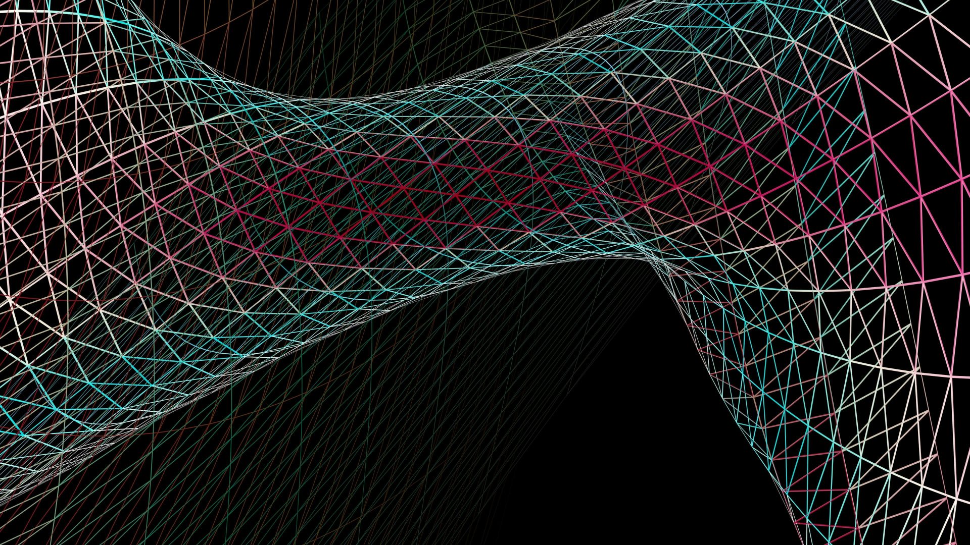 a computer generated image of lines and curves